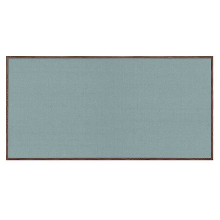 United Visual Products Decor Wood Combo Board, 24"x18", Cherry/Black Porcelain & Cloud UV701DEFAB-CHERRY-BLKPORC-CLOUD